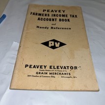 Vtg Peavey Farmers Income Tax Account Book Reference Expense Ledger Minn... - $29.70