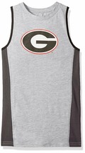 NWT NCAA Georgia Bulldogs Youth Medium (10-12) Heather Grey Tank Top Shirt - £12.65 GBP