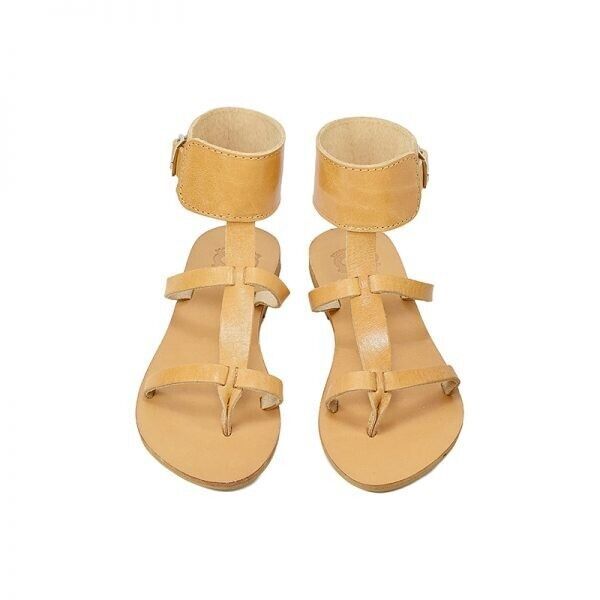 Women gladiator sandals leather handmade fashion black silver gold natural Item image 5