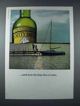 1976 Cutty Sark Scotch Ad - Now it's Time for a Cutty - $18.49