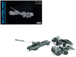 United States M65 Atomic Cannon Annie Artillery Olive Drab Firing Mode 1/72 - £102.85 GBP