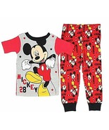 Disney Mickey Mouse Boys Toddler Pajama Set Size 2T 4T 5T NWT  - $11.19