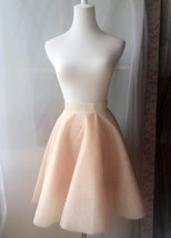 GRAY Knee Length Tulle Skirt Custom Plus Size Ballerina Skirt image 8