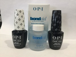 Opi Soak Off Gel Colors Nail Polish. Set Of Base Coat,Top Coat, Ph Bond Aid 1 Oz - $45.53