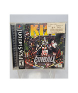 KISS Pinball (Sony PlayStation 1 PS1) Black Label w/Manual - $189.09 MXN