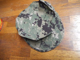 US Army Adult Size Small Digital Camo ACU Military BDU Uniform Patrol Cap - £5.03 GBP