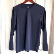 Reebok Men’s Lightweight Active Shirt Adult large Navy Long Sleeve - £8.71 GBP