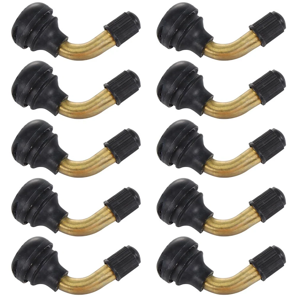 10 Pcs Truck Bike Tire ATV Accessories Motorcycle Bent Valves Stem Scooter Motor - £41.75 GBP