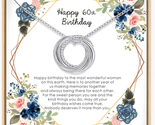 Birthday Gifts for Women Sterling Silver 60Th Birthday Necklace for Her  - $58.35