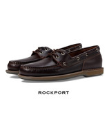 Rockport Men&#39;s Perth Boat Shoes Size 15 W WIDE Dark Brown Leather NEW IN... - €113,69 EUR