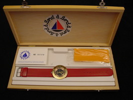Wristwatch, Bord a&#39; Bord French Uni-Sex Solid Bronze, Genuine Leather B12 - $142.32 CAD
