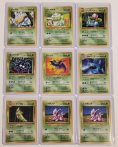 Pokemon Cards - 1996 Pocket Monster Grass Type LOT OF  9 - £23.95 GBP