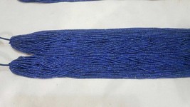 2mm heishi Lapis Lazuli beadings 50 lines stranding lot wholesale matte - £96.91 GBP