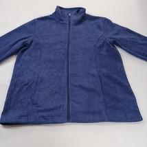 Cabelas RN#74747 Men's Blue Full Zip Fleece Mock Neck Fleece Jacket Size Large image 12