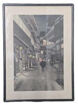 RARE 1950 Ito Nisaburo "The Inns at Arima Hot Spring" JAPANESE WOODBLOCK... - $379.99