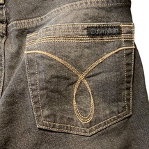 Calvin Klein Dark Wash Flare Boot Cut Size 10 Jeans High Rise Pocket Detail - £27.26 GBP