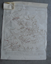 Vintage 1960s Battle of Brandywine Map Print - £20.57 GBP