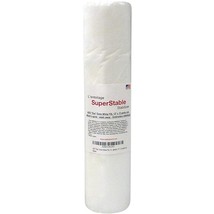 Wash Away Stabilizer, Superstable H2O &quot;Eau&quot; Gone White Fsl 12 Inch X 10 Yard Rol - £22.37 GBP