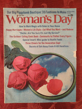WOMANs DAY July 1972 Health Foods Happy Marriage Womens Lib Style Generation Gap - £7.64 GBP