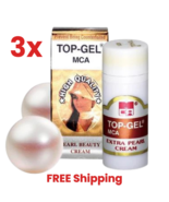 3X TOP GEL MCA EXTRA PEARL CREAM Natural Collagen Extract Facial Blemish - €33,08 EUR