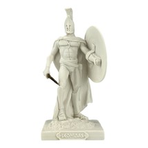 Leonidas Greek Spartan King Warrior Greek Statue Sculpture Cast Alabaster 6.69in - £31.78 GBP