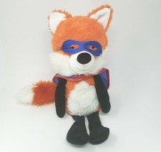 15" Circo Target 2013 Orange Baby Fox Stuffed Animal Plush Toy Lovey W Cape - $56.05