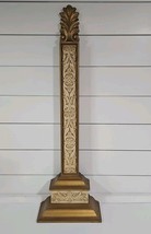 1976 HOMCO Gold HOLLYWOOD REGENCY Floral ACANTHUS SCROLL Wall POCKET PLA... - $740.37 MXN