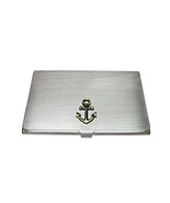 Kiola Designs Brass Toned Nautical Anchor Business Card Holder - £32.04 GBP
