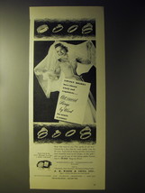 1945 J.H. Wood Art-Carved Rings Ad - Lovely Brides have chosen wisely - £14.53 GBP