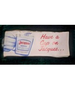 Vintage Jacques Seeds Coffee Cups Clear Plastic Advertising Farm set of ... - £26.27 GBP