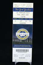New York Yankees vs Tampa Bay Rays MLB Ticket w Stub 06/08/2009 Inaugural - £9.02 GBP