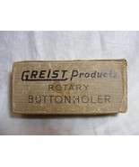 Vintage Greist Products Rotary Button Holer in Original Box 9-b - €29,54 EUR