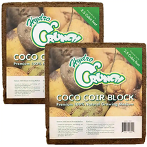 Coco Coir Block 2.5cu ft. 15 gal. 2 Pack Soil Enhancer Amendment Organic... - $651.93 MXN