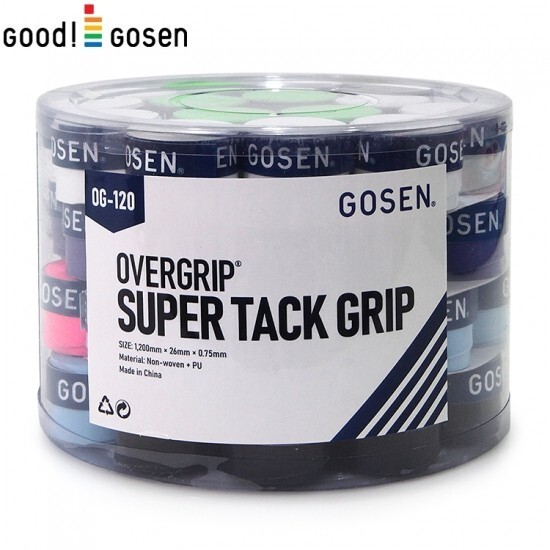 Gosen Overgrip Super Tack Grip Tennis Badminton Tape Racket Mix 60pcs NW... - $68.52