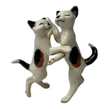 Dancing Cats 3 Inch Vintage Ceramic Figurine Hagen Renaker - $51.24