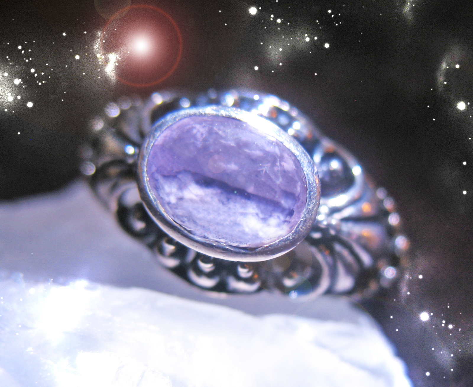 Primary image for HAUNTED RING FOREVER YOUNG ANTI-AGING MAGICK MYSTICAL TREASURES 7 SCHOLARS