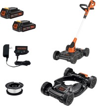 Black+Decker Combination String Trimmer, Lawn Mower, And Edger, Cordless... - £211.60 GBP