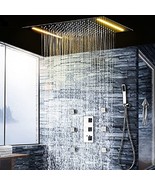 Cascada Luxury Recessed Thermostatic 14 x 20 Inch LED Shower system with... - $2,009.65