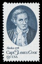 1978 13c Captain James Cook Portrait, Alaska Scott 1732 Mint F/VF NH - £0.76 GBP