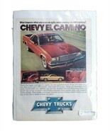 Chevy El Camino 1979 Advertisement Ad Chevrolet 7 7/8” x 10 3/4” Paper S... - $92.60 MXN