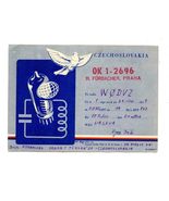 QSL OK1-2696 Praha Czechoslovakia 1957 - $11.88