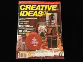 Creative Ideas For Living Magazine November 1984 Christmas Crafts,Punched Copper - £7.86 GBP