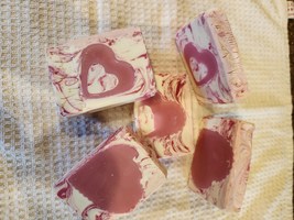 Piece of My Heart Handmade Rose Hand &amp; Body Soap by Au Naturelle | Simple + Good - £7.19 GBP
