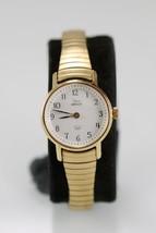 Timex Indiglo Women Watch Stainless St Gold Stretch WR Light Batt White Quartz - £22.73 GBP