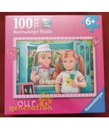 Ravensburger 100 Piece XXL Puzzle Our Generation Ice Cream Stand 19&quot; x 1... - €14,13 EUR