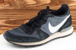 Nike Internationalist Youth Boys Shoes Sz 6 M Black Suede Running - $21.78