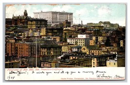 Nob Hill Panorama San Francisco California CA UDB Postcard XB3 - £3.17 GBP