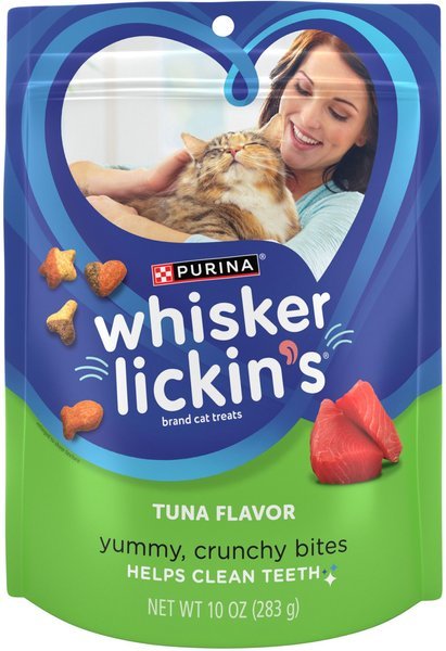 Whisker Lickin&#39;s Tuna Flavor Crunchy Cat Treats, 10-oz bag - $8.27