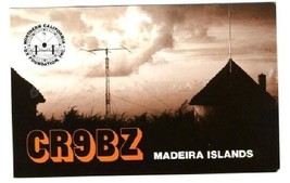 Madeira Islands QSL Card CR9BZ - $8.91