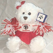 Steven Smith Stuffed Animals INC PA7563RC Shattuck Indians Cheerleader Bear - £10.15 GBP